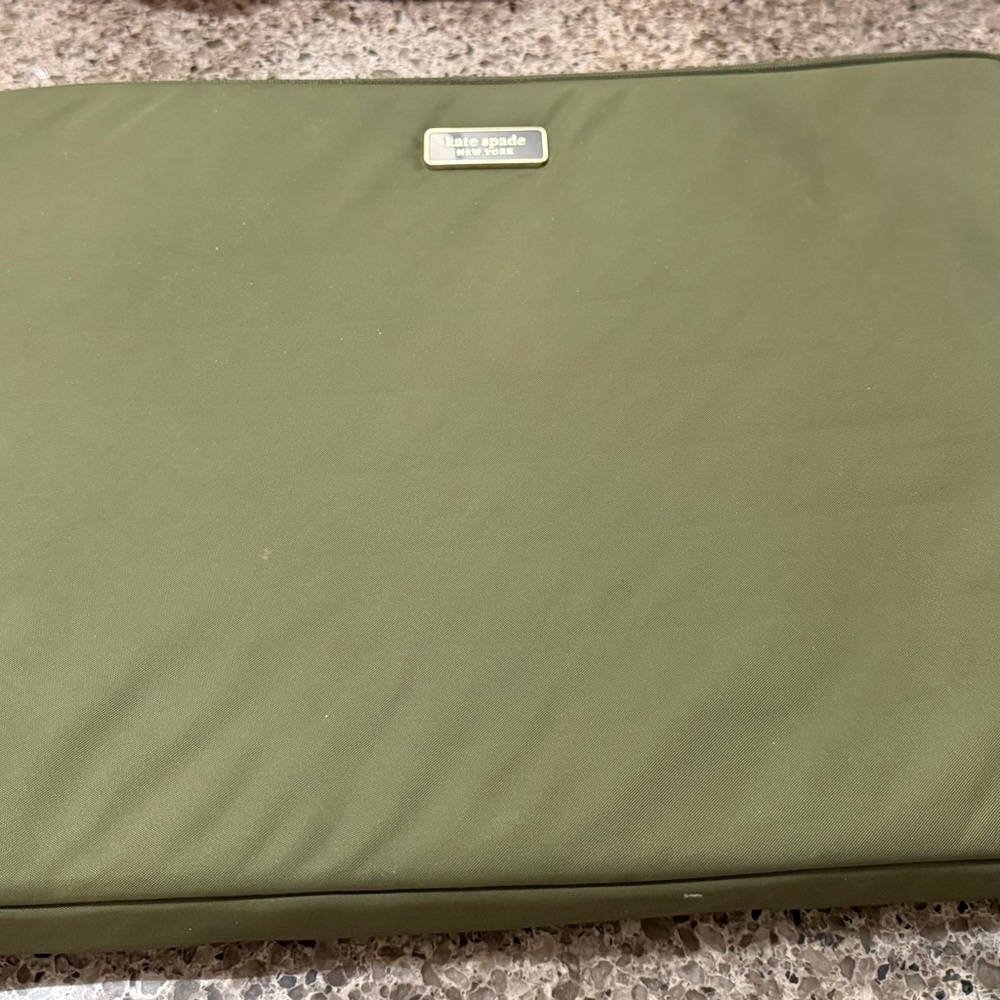 Kate Spade New York Olive Green Nylon Universal Lap Top Bag Sleeve
